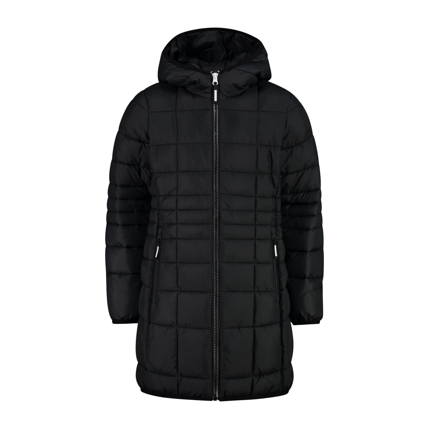 CMP Girl's Nylon Coat with Fixed Hood Vest Unisex – Children and Teenagers