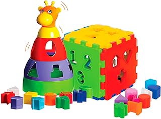 Kit de Brinquedos Educativos Infantil para Bebês 1 Ano Menino e Menina