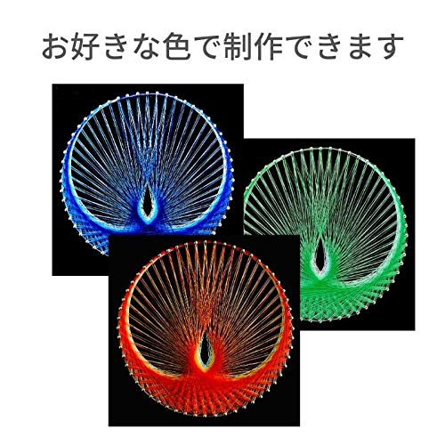 ストリングアート（儚い舞） Amazon.co.jp: ストリングアートの制作キット 鳳凰デザイン 20cm角板56