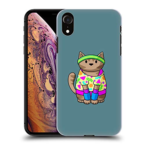 Coque iPhone XR Incassable Fine Motif Doodlecats Yoga Fitness
