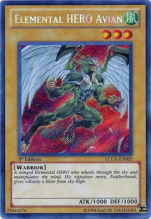 signature yugioh cards Amazon.com: YuGiOh Legendary Collection 2 Single Card Elemental HERO Avian  (Alternate Art) LCGX-EN002 Secret Rare : Toys & Games