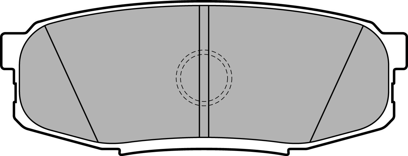 Delphi Kit Pastiglie Freni Posteriore Non Predisposto Per Visualizzazione Avviso Usura Senza Accessori LP2154-image