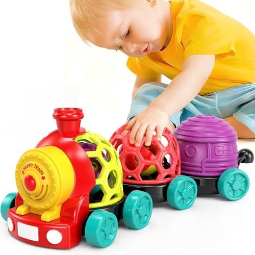 WEEJOYGAM Train Baby Toy with Code Y6I7YS8T - Multi-Sensory Play