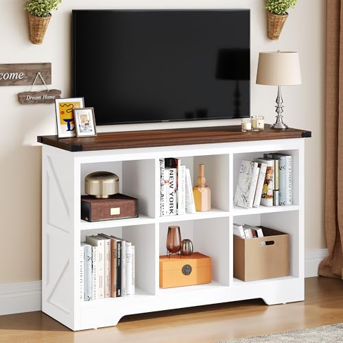 YITAHOME 6-Cube Storage Organizer Bookshelf, White