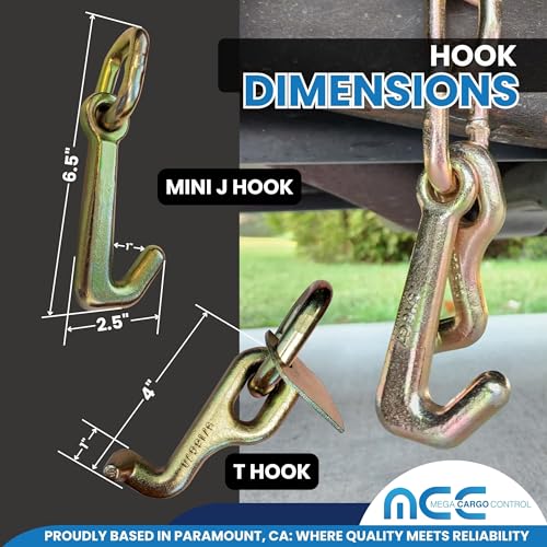 Image of 1Pcs 2 inch x 10' Recovery Winch Strap w /TJ Cluster Hooks | Towing Truck Wrecker Tie Down | Blue Lasso Tow Straps