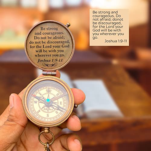 Brújula God's Way con Estuche de Cuero miniatura 2