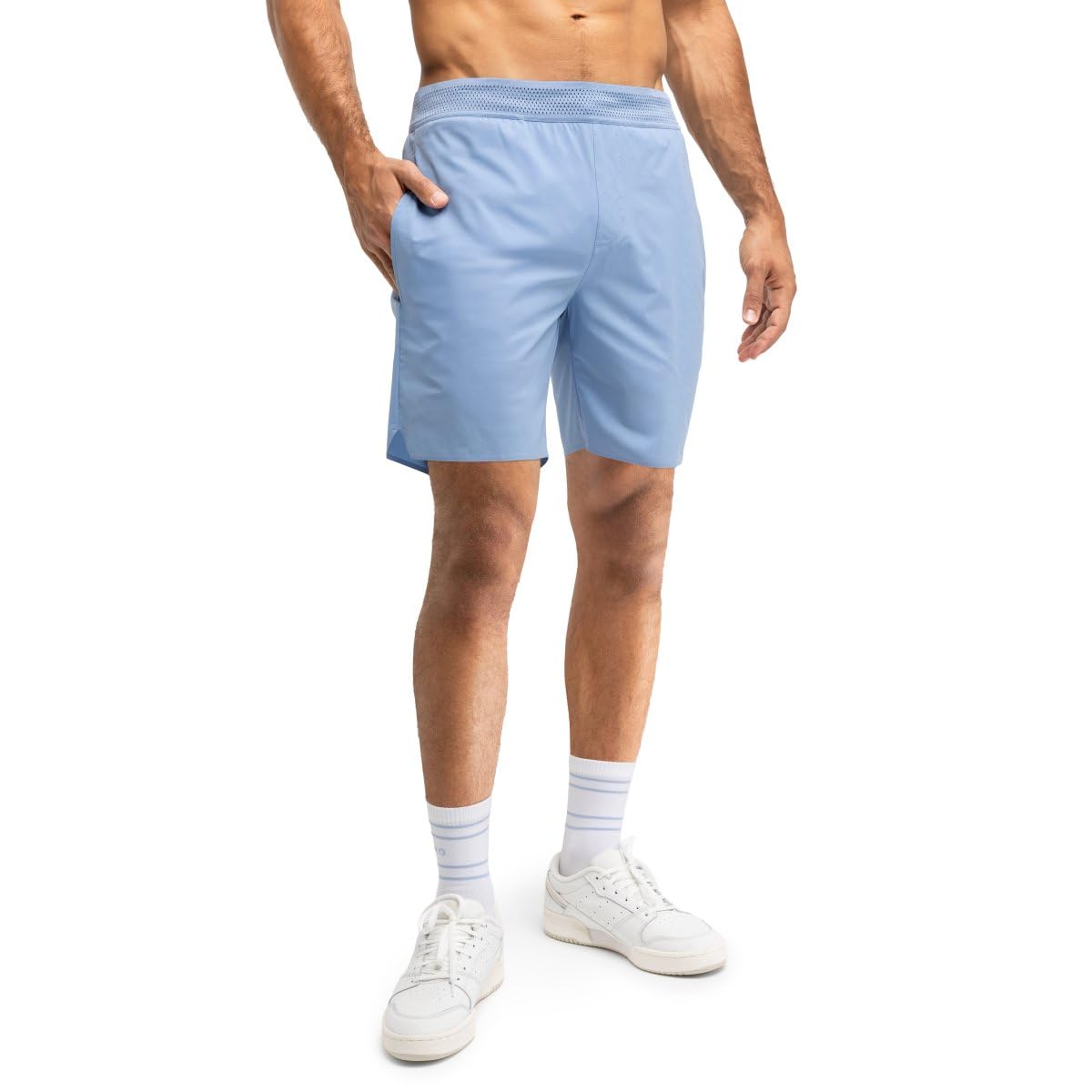 SIROKO - Short de Tennis Technique Velozix Light Blue