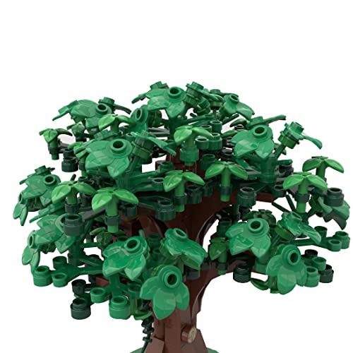 HIDEDE Mittelalterliche Architektur Modularer grüner Baum Modellbausatz, 183 Teile MOC-79007 Modular Haus Modell… – Bild 4