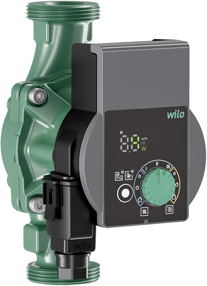 Wilo 4215517 YONOS PICO 25/1-8-(Row) Glandless Circulator, 240 V, Green