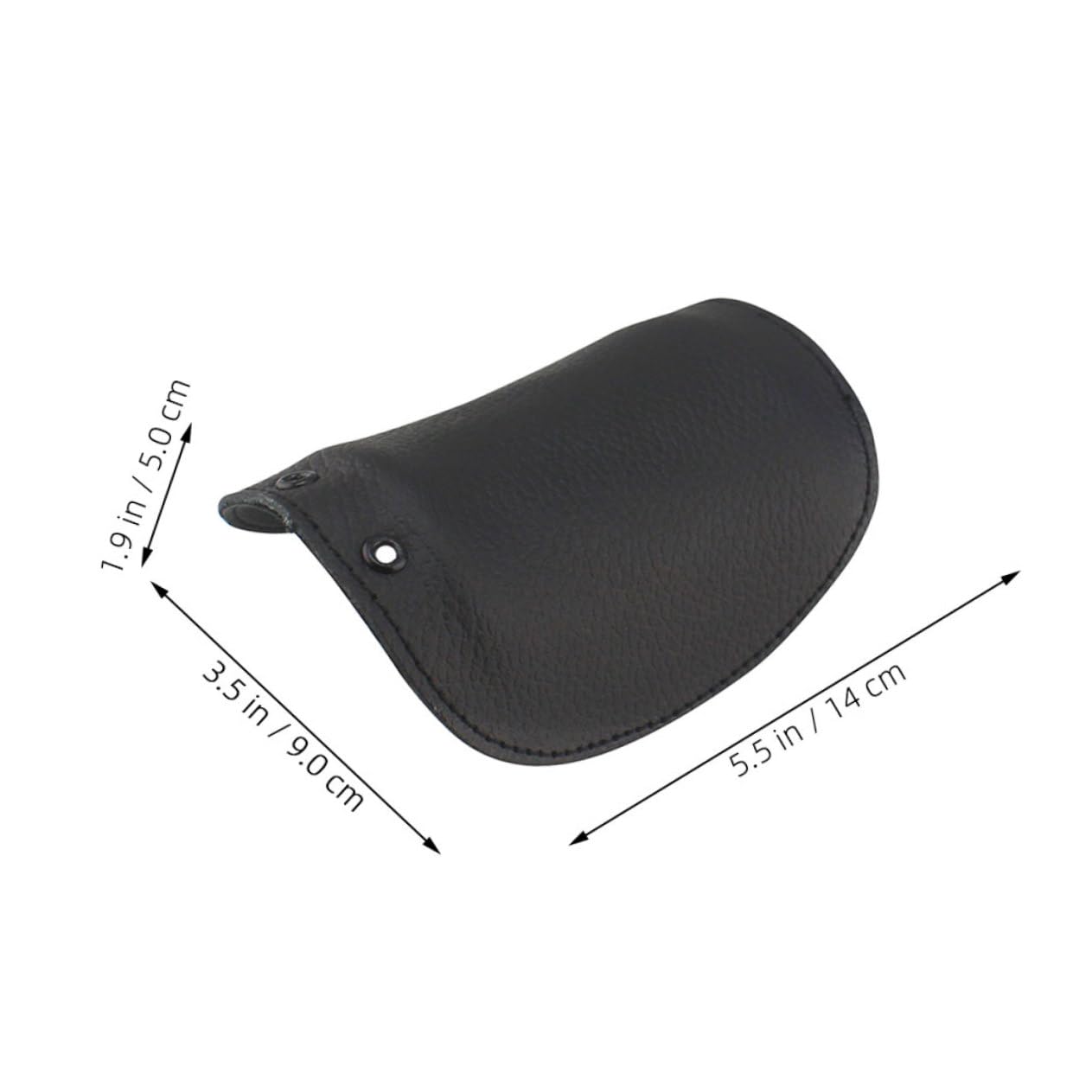 NAMOARLY 2 Pairs Cowhide Safety Shoes Cover Steel Indoor Shoe Covers Shoe Covers Safety Shoes Anti-smash Cover Black