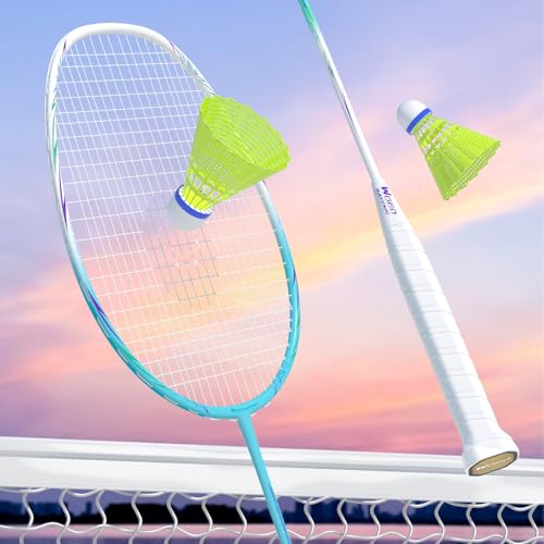 Image of Professional Carbon Fiber Badminton Rackets Badminton Racquet for Backyards Gym