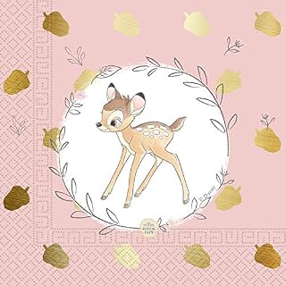 Disney Bambi Paper Napkins Birthday Party Supplies Tableware, Pack of 20