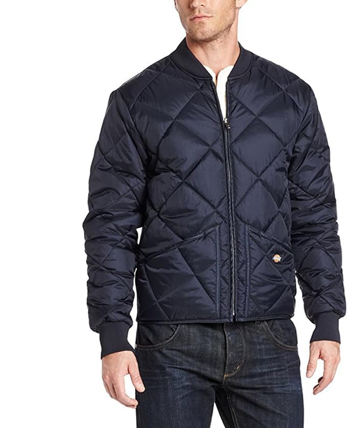 Men's Quilted Nylon Bomber Jacket