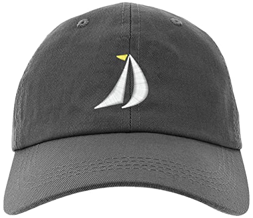 owndis Cap Sail Boat, Sailing Dad-EM-0050-Gray