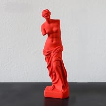 Decorative Classical Greek Venus Statue, 5 Colors to Choose from red