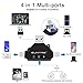 4 in 1 SD Card Reader for iPhone ipad Android Mac PC Camera,Micro SD Card Reader SD Card Adapter Portable Memory Card Reader Trail Camera Viewer for SD and TF Card