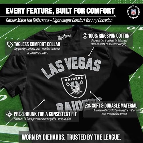 Image of NFL Gameday Cotton Blend T-Shirt for Men and Women - Licensed