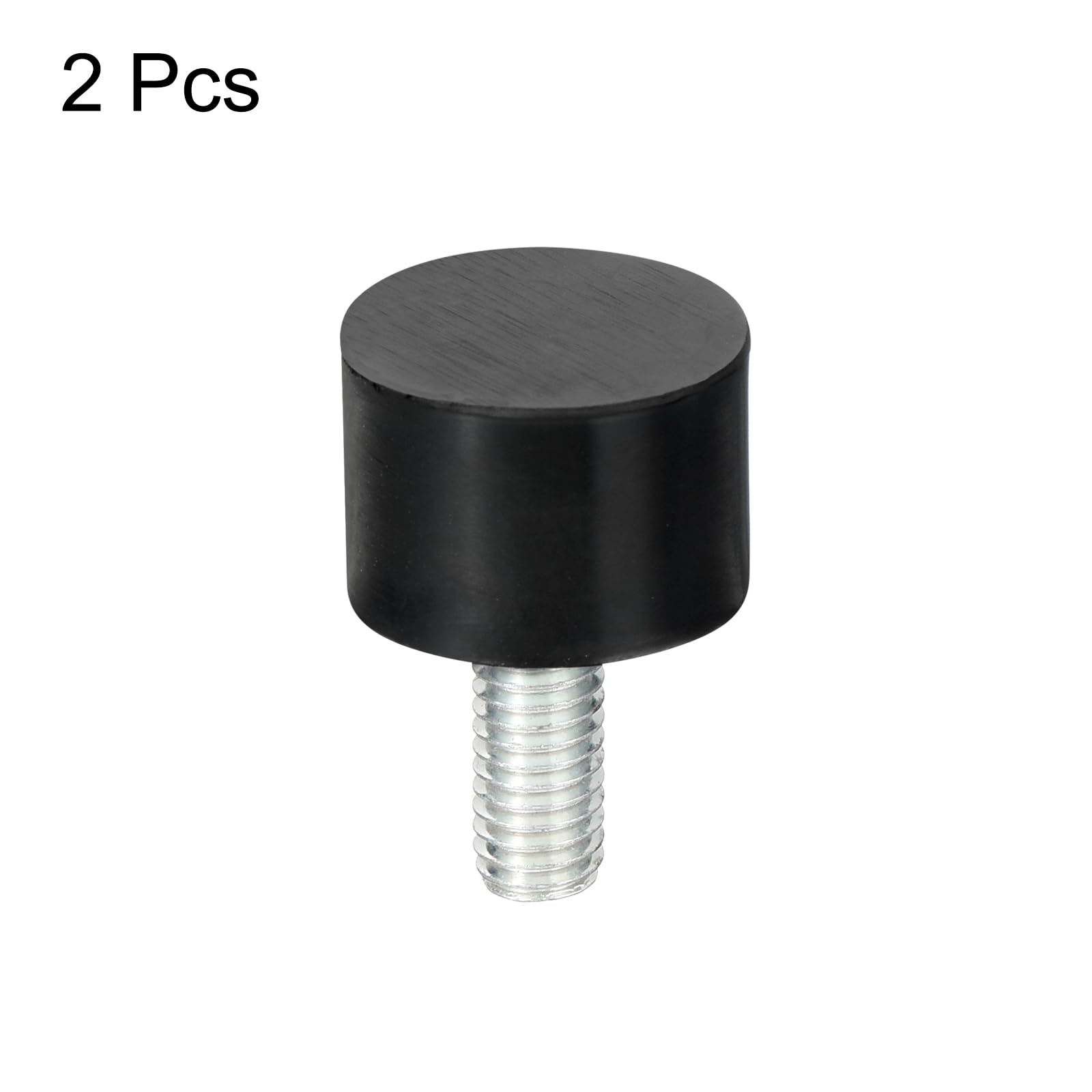 Silentblocs En Caoutchouc 15x15 Mm Filetage M5 - Isolateurs De Vibrations - Pour Moteurs, Équipement Fitness, Etc.