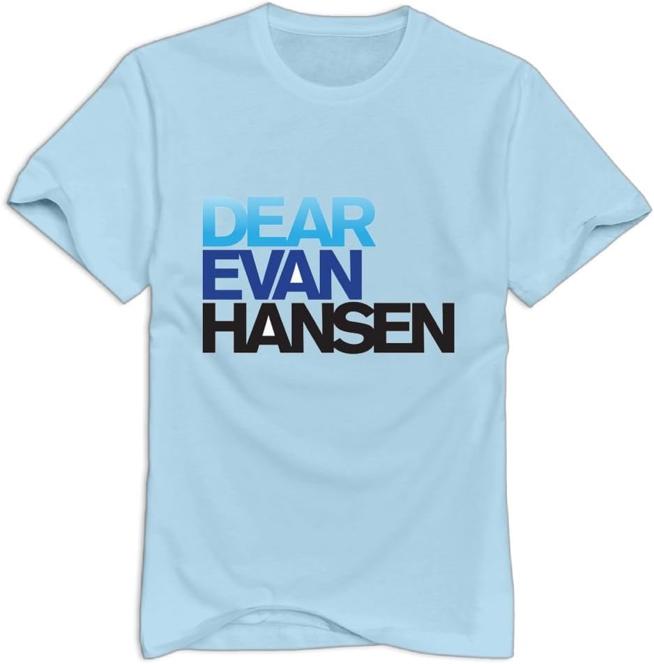 Dear-Evan-Hansen Men Printing Cool Cotton T-Shirt SkyBlue