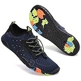 Ideal para la mayoría de actividades al aire libre e interiores: no solo es perfecto para deportes acuáticos, como playa, piscina, natación, vela, surf, buceo, esnórquel, barco, kayak. Pero también como una alternativa a las pantuflas de interior, zapatos de senderismo o zapatillas de caminadora, cuando haces actividades ligeras o descansas los pies.