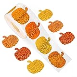 Kürbis Ostern Kreis Paster Etiketten mit funkelndem Cartoon Design, für dekorative Bastelarbeiten, Umschläge, und Verpacken für Feiern