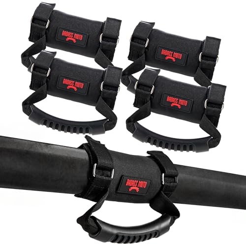 image for Badass Moto Roll Bar Grab Handles 4 Pack - SXS, ATV & UTV Grab Handles