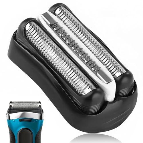 32B Shaver Replacement Head for Braun Series 3, Electric Shaver Replacement Head Accessories Foil Cutter Cassette Compatible with Braun Shaver Series 3 Replacement Head for 3040s 3010s 3050cc Etc