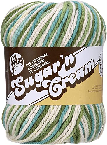 Image of Lily Sugar'N Cream Super Size Emerald Isle Yarn - 6 Pack of 85g /3oz - Cotton - 4 Medium (Worsted) - 150 Yards - Knitting /Crochet