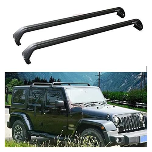 Barras transversales de aluminio Jeep Wrangler portaequipajes premium 5