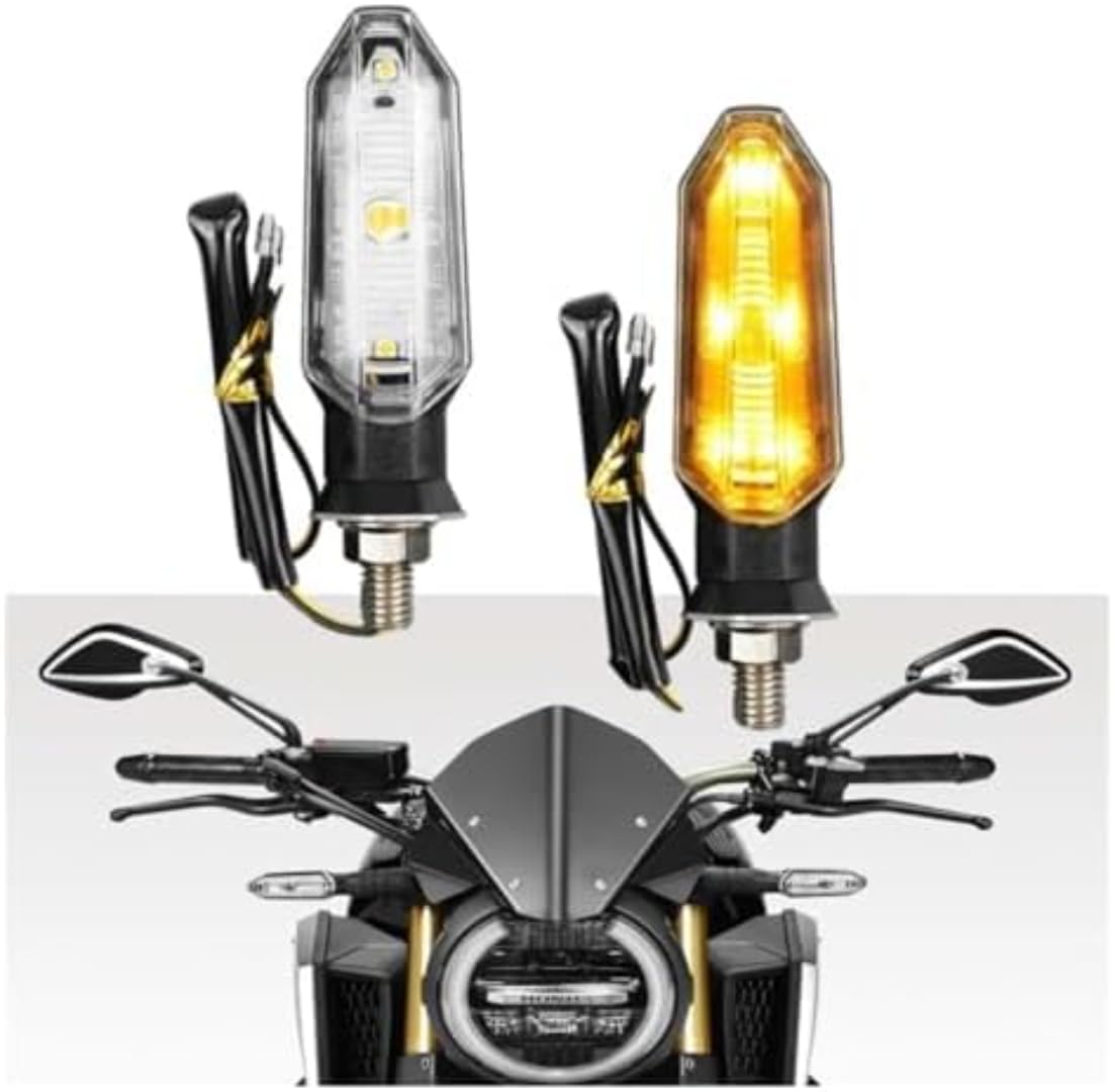 Generic Mini uniwersalne wskaźniki Dla Suzuki Dla Honda Motocykl 12 kierunkowskazów LED, kierunkowskaz, migające światło, śruba M10