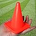 Bluedot Trading 4” Orange Traffic Cones Mini Plastic Sports Cones for Agility Training, RC Racing, Outdoor Activities, Party Games, 20 Pieces