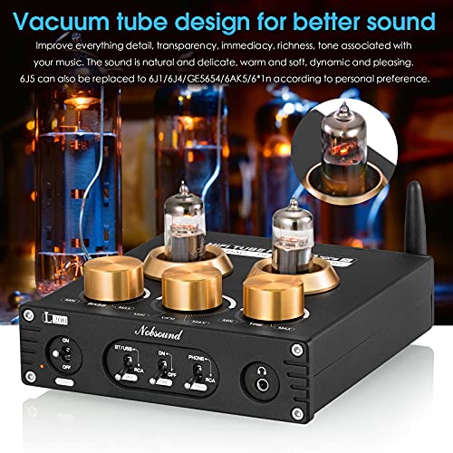 Mini Bluetooth Vacuum Tube Preamp Usb Dac Headphone Amplifier Receiver Aptx-Hd #TOP5