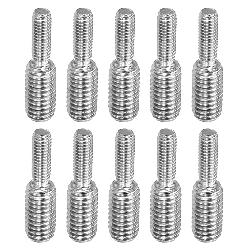 PATIKIL M5x15mm to M8x15mm Double End Threaded Stud Screw Bolt