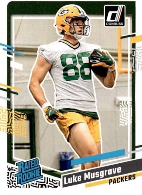 Miniatura 7 de Green Bay Packers 2023 Donruss Factory Sealed HUGE 16 Card Team Set with Jordan Love Plus 6 Rated Rookie Cards including Jayden Reed and Luke