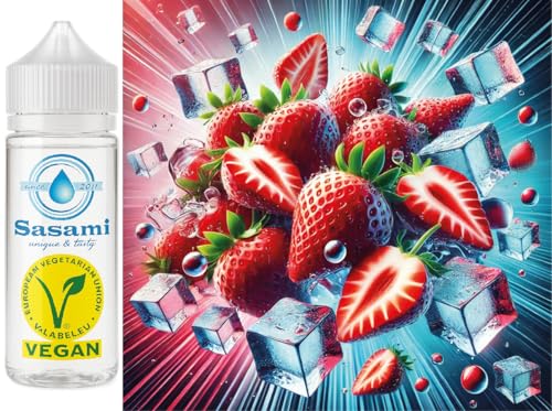 Erdbeere - Strawberry Ice Aroma Konzentrat - Vegan - Sasami - 10ml