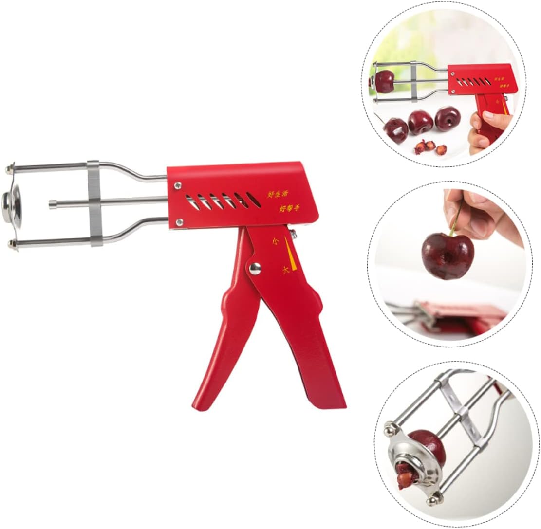Ciieeo Stainless Steel Fruit Corer Practical Kitchen Gadget for Effortless Core Removal Lightweight and Portable Fruit Pitter Tool for Cherries and More Easy to Clean and Design