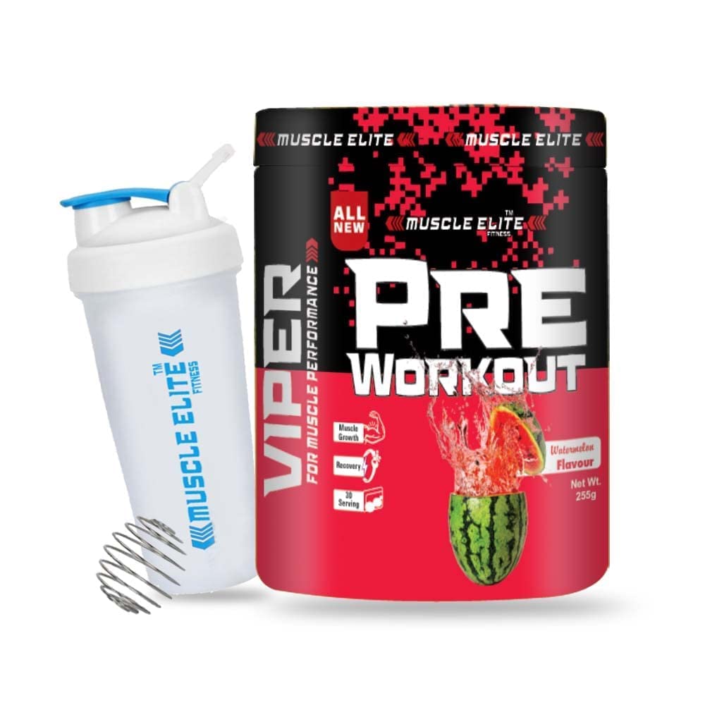 Muscle Elite Ultra Focus Pre-Workout - 60 Servings, | Watermelon L-Arginine, L-Citrulline, Creatine, Beta-Alanine, Natural Caffeine | Best Pre Workout for Men & Women [Watermelon, with Sipper] (B0BDRQ5897) Amazon Price History, Amazon Price Tracker