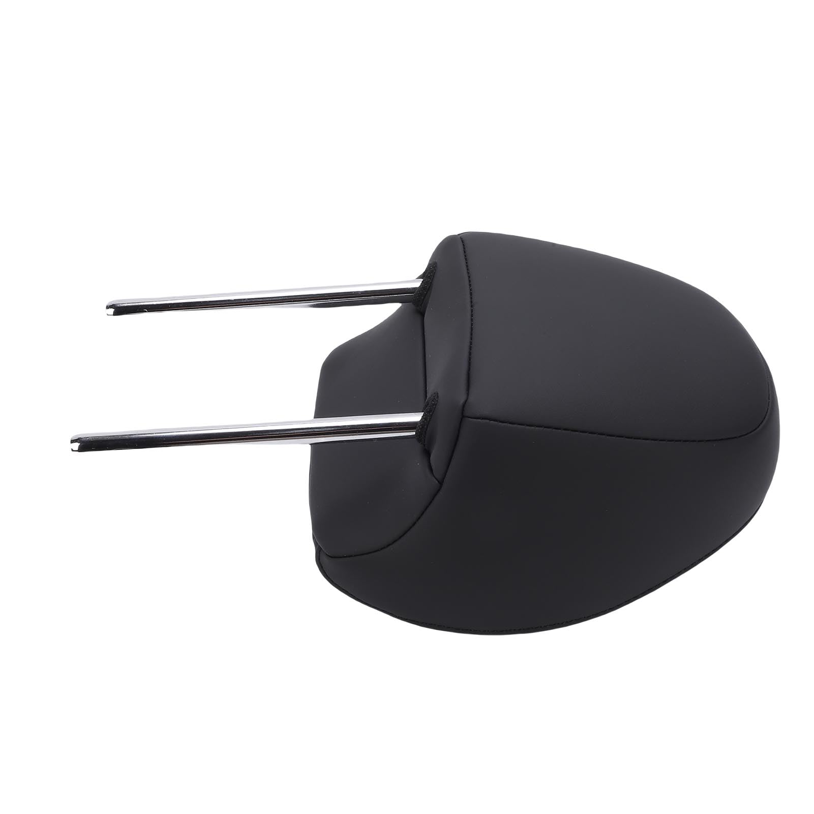 Appui-tête de Siège de Voiture en Mousse à Mémoire de Forme, Support de Cou Confortable pour Les Longs Voyages, Remplacement en Cuir PU Noir