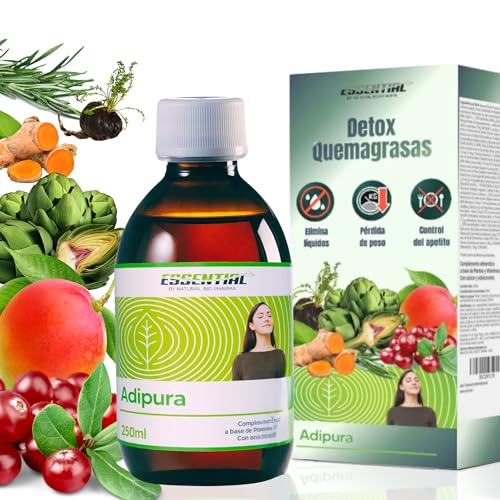Detox Quemagrasas Potente para Adelgazar con Cardo Mariano, Cola de Caballo, Multivitaminas, Cúrcuma, Maca. Diurético Rápido y Efectivo Mujer y Hombre
