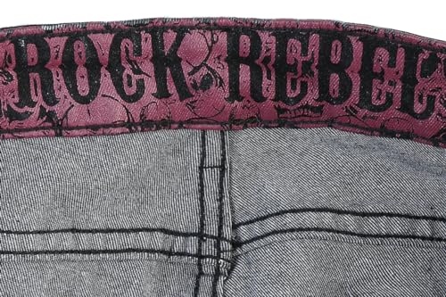 Jeans Di Rock Rebel By Emp - Pete - W29L32 A W44L32 - Uomo - Nero - 6