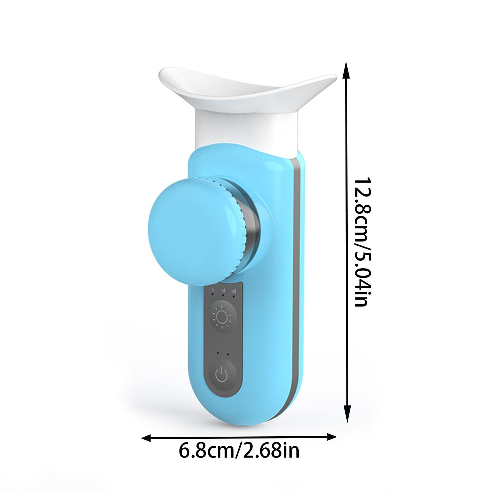 Nano vaporisateur chauffant pour les yeux | Vapeur oculaire pour les yeux secs | Hydratant et sucette pour les yeux portables | Vaporisateur portable nébuliseur avec modes de compression chaude et