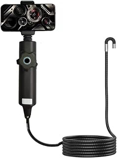Bidirektionales Endoskop, 350 ° Inspektionskamera, 6 mm Objektiv, 1 m Kabel, IP67, für Auto und Sanitär