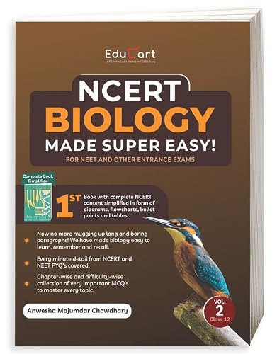 Educart NCERT BIOLOGY – Volume 2 for NEET-AIIMS and Other Entrance Exams 2023 (A Complete Simplified NCERT Book with Collection of all important Chapter-wise MCQ’s)