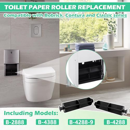 Image of 2 Pack B-2888 B-4288 B-4388 B-4288-9 Toilet Paper Holder Roller Spindle