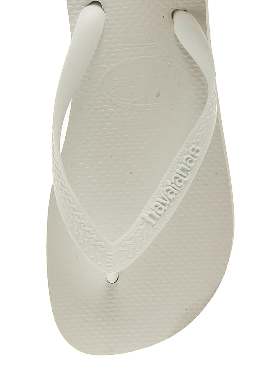Havaianas - Top, Chanclas Cómodas, Duraderas y Ligeras, Estilo Zori, con Suela Antideslizante, Adultos Unisex, White, 12/13