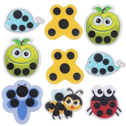 HEALLILY Strisce per Termometro Frontale per Bambino 9 Pezzi Strisce per Termometro Adesivo Riutilizzabili per Bambini per Letture Istantanee per Il Controllo Della Temperatura Dell'adulto Del Bambino