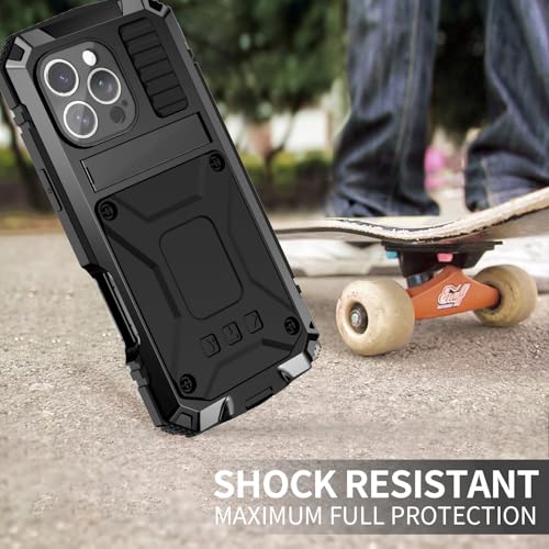 Coque métal iPhone 16 Pro de qualité militaire blindée et durable - 3