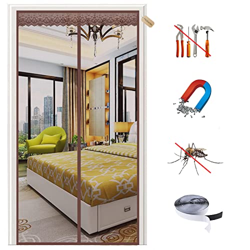 CXN[hA ֖Ԍ ŕ܂ lbghAJ[e peBIAQAhAɃtBbg- Brown|| 140x265cm(55x104inch)