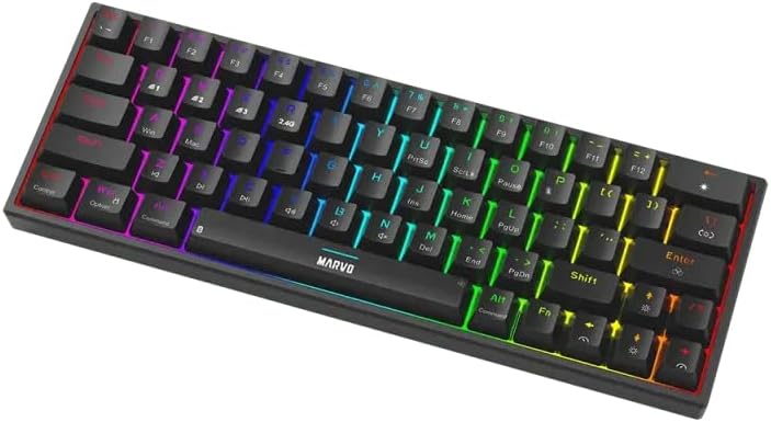MARVO KG955W keyboard with bright RGB lighting