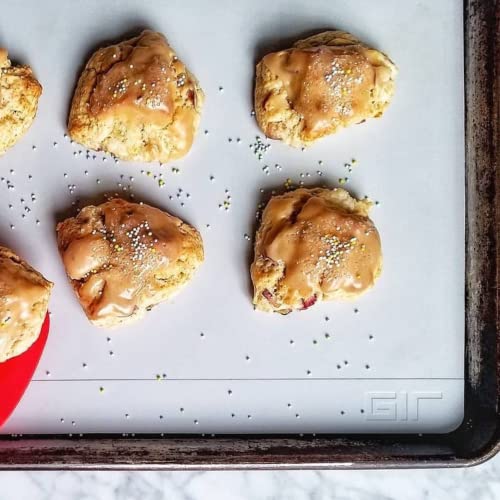 Gir: Get It Right Premium Silicone Baking Mat - Non-Stick, Heat Resistant For Cooking, Baking, And Mixing - Half Sheet, Red #TOP5